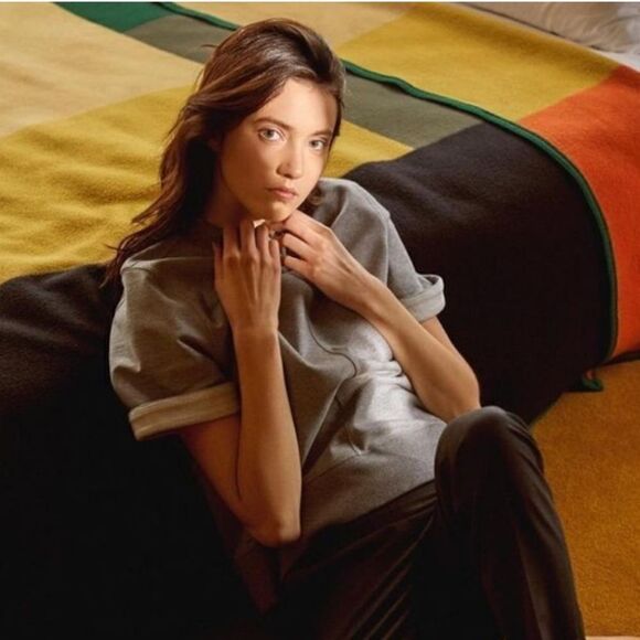 🇨🇦KIT & ACE moderne stretch short sleeve pullover sweatshirt - Picture 1 of 8